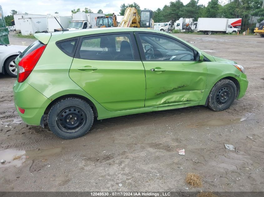 2013 Hyundai Accent Gl VIN: KMHCT5AE9DU095714 Lot: 12049530