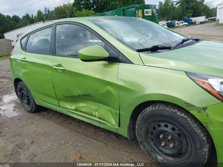 2013 Hyundai Accent Gl VIN: KMHCT5AE9DU095714 Lot: 12049530