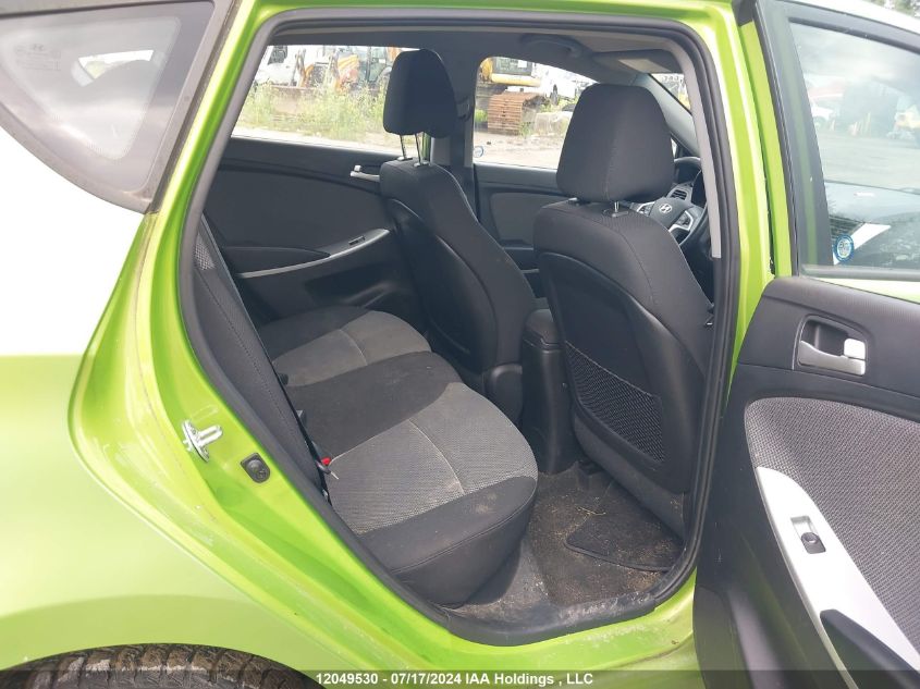 2013 Hyundai Accent Gl VIN: KMHCT5AE9DU095714 Lot: 12049530