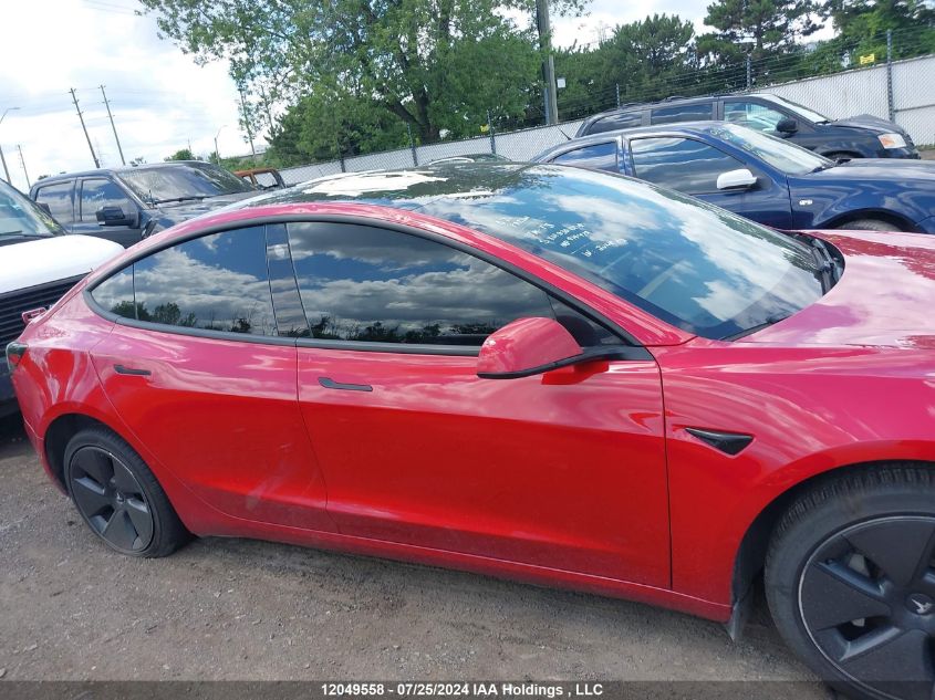 2021 Tesla Model 3 VIN: 5YJ3E1EB2MF979428 Lot: 12049558