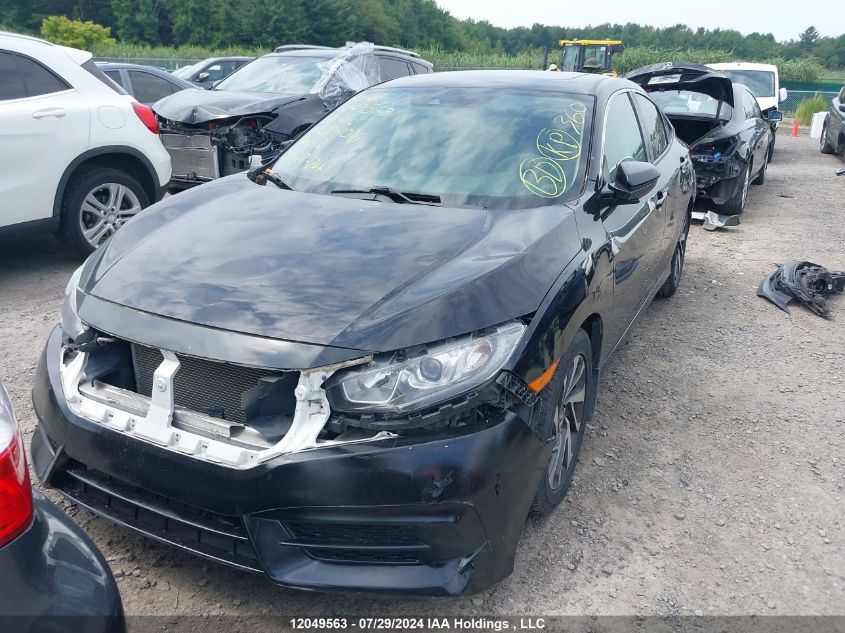 2018 Honda Civic Ex 4Dr VIN: 2HGFC2F88JH004015 Lot: 12049563