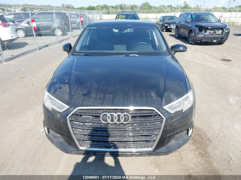 2019 Audi A3 VIN: WAUBEGFF2K1018413 Lot: 12049581