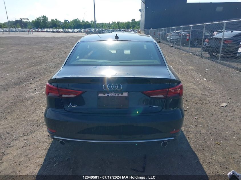 2019 Audi A3 VIN: WAUBEGFF2K1018413 Lot: 12049581