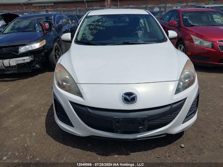 2011 Mazda Mazda3 VIN: JM1BL1UF1B1438740 Lot: 12049586