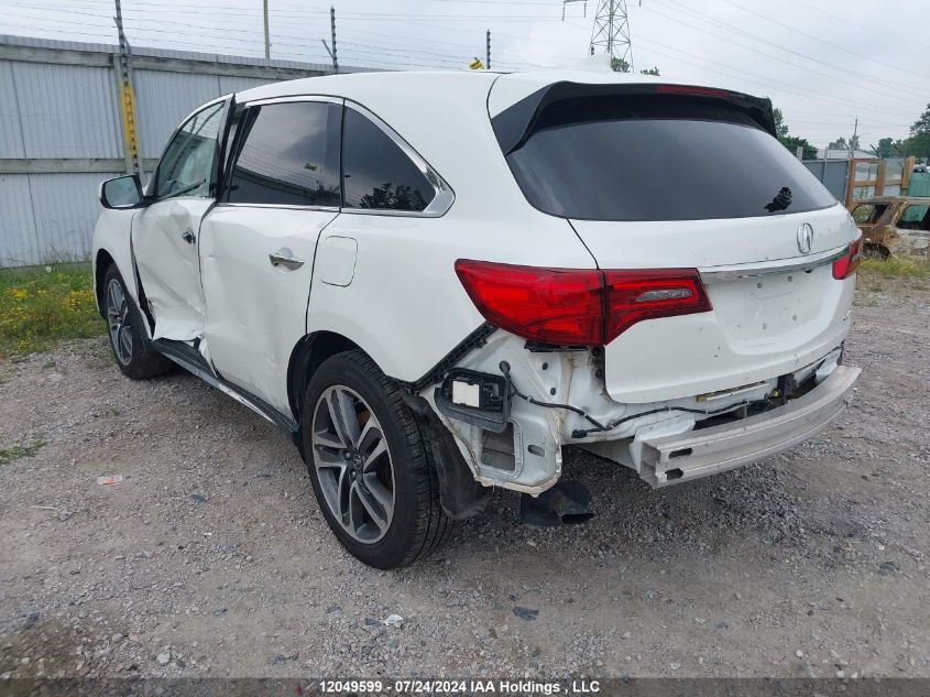 2018 Acura Mdx VIN: 5J8YD4H41JL800751 Lot: 12049599