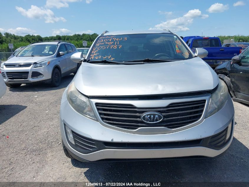 2011 Kia Sportage VIN: KNDPB3A22B7057787 Lot: 12049613