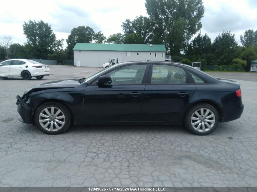 2010 Audi A4 VIN: WAUBFCFL5AN051537 Lot: 12049626