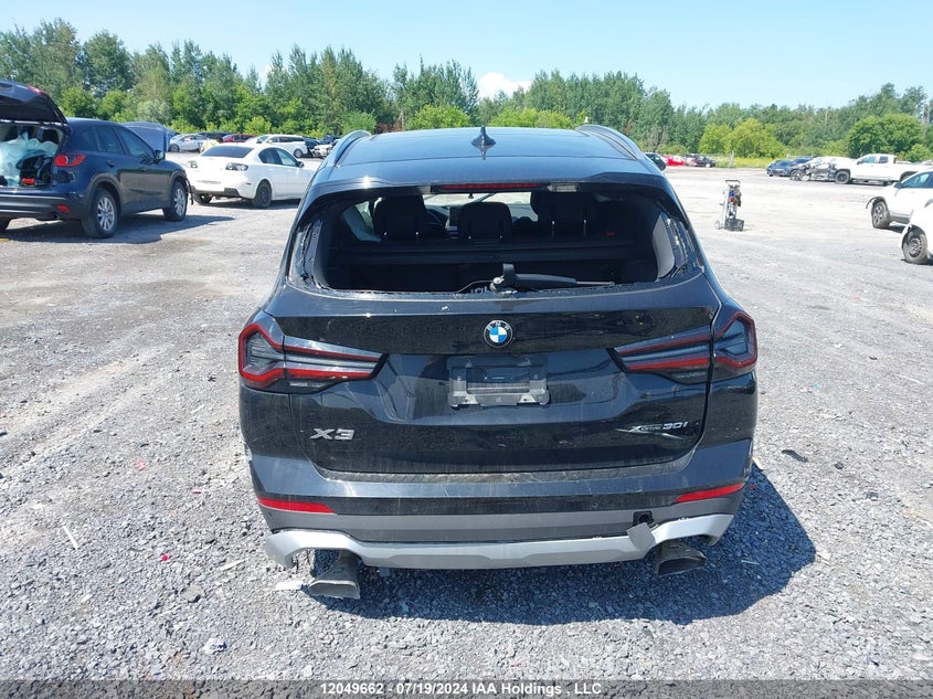 2024 BMW X3 xDrive30I VIN: 5UX53DP03R9U28677 Lot: 12049662