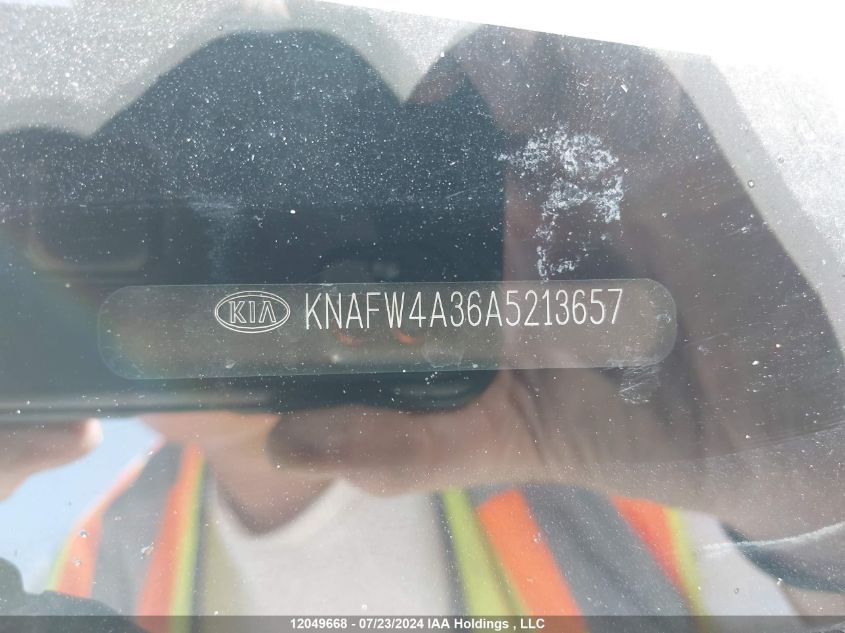 2010 Kia Forte VIN: KNAFW4A36A5213657 Lot: 12049668