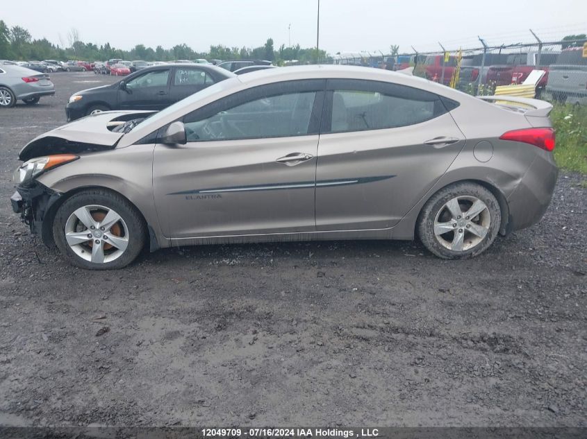 2013 Hyundai Elantra Gls VIN: 5NPDH4AE0DH261777 Lot: 12049709