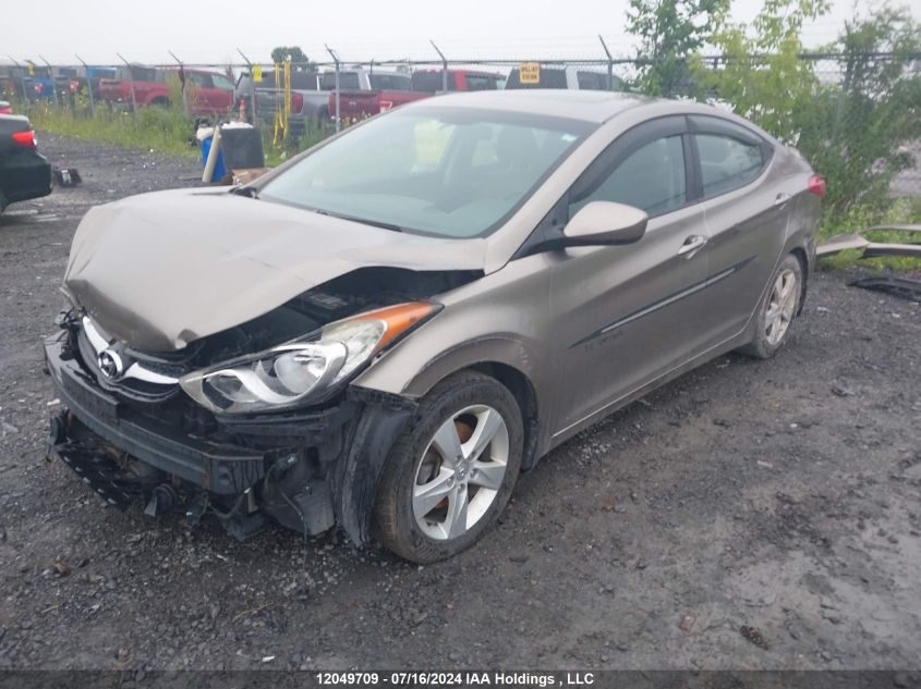 2013 Hyundai Elantra Gls VIN: 5NPDH4AE0DH261777 Lot: 12049709