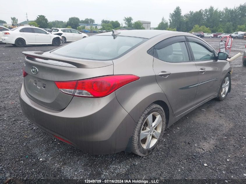 2013 Hyundai Elantra Gls VIN: 5NPDH4AE0DH261777 Lot: 12049709