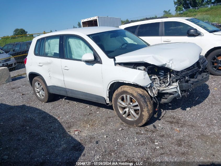 2016 Volkswagen Tiguan VIN: WVGHV7AX6GW537015 Lot: 12049727