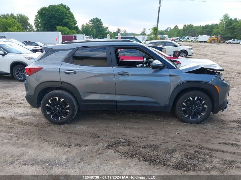 2022 Chevrolet Trailblazer VIN: KL79MPSL2NB075917 Lot: 12049730