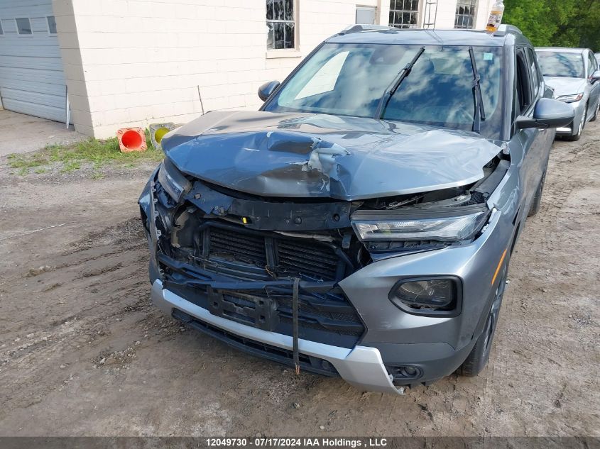 2022 Chevrolet Trailblazer VIN: KL79MPSL2NB075917 Lot: 12049730