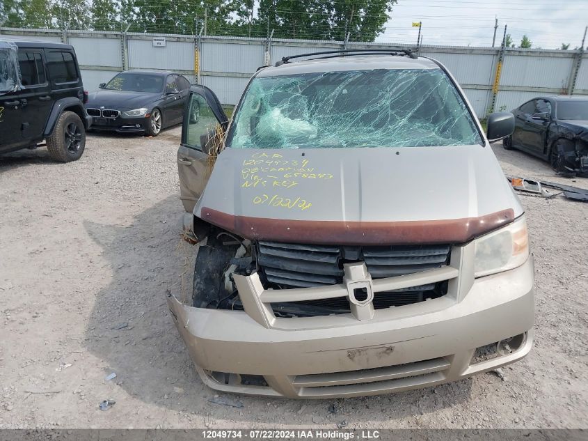 2008 Dodge Grand Caravan Se VIN: 2D8HN44H68R658243 Lot: 12049734