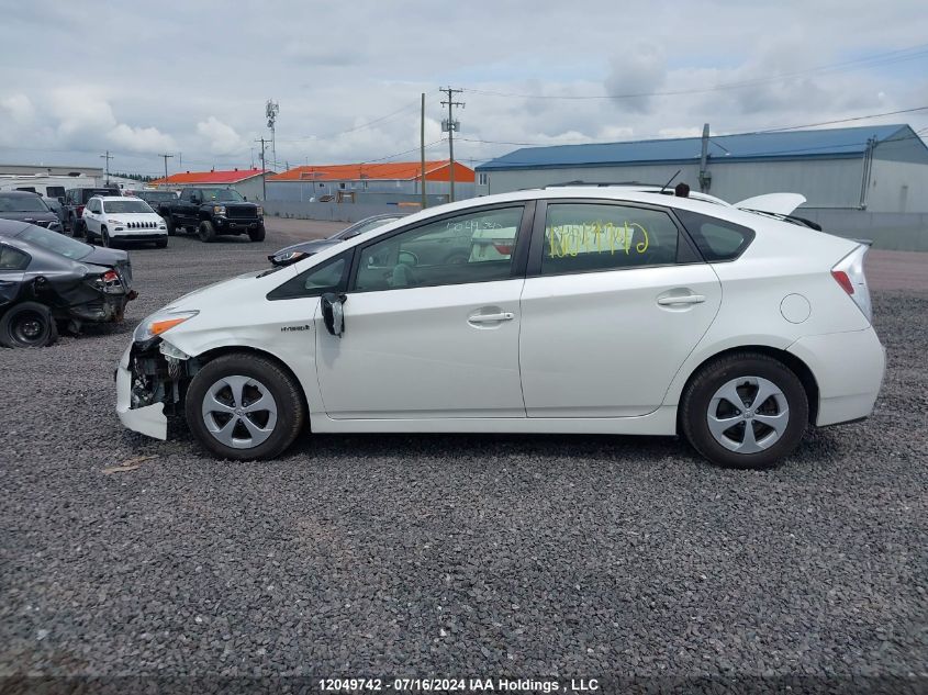 2015 Toyota Prius VIN: JTDKN3DU0F0400836 Lot: 12049742