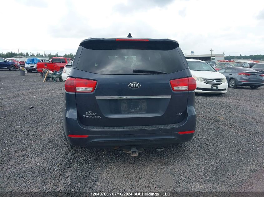 2016 Kia Sedona Lx VIN: KNDMB5C14G6156756 Lot: 12049765