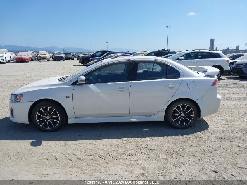 2016 Mitsubishi Lancer Es/Se/Sel VIN: JA32V2FW6GU602792 Lot: 12049778