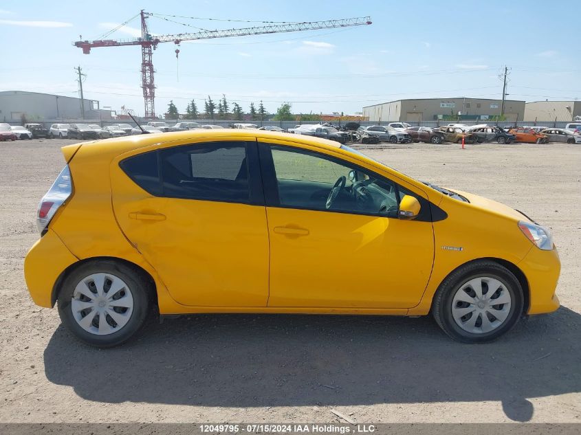 2014 Toyota Prius C VIN: JTDKDTB31E1070470 Lot: 12049795