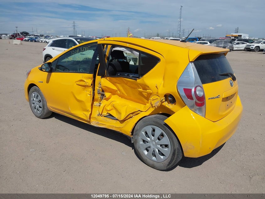 2014 Toyota Prius C VIN: JTDKDTB31E1070470 Lot: 12049795