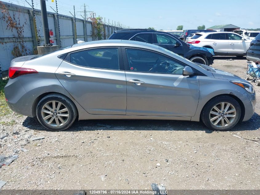 2015 Hyundai Elantra VIN: KMHDH4AE4FU412933 Lot: 12049796