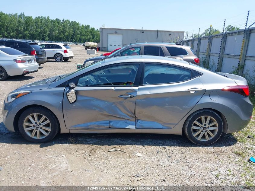 2015 Hyundai Elantra VIN: KMHDH4AE4FU412933 Lot: 12049796
