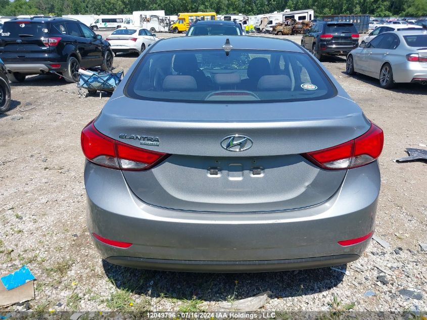 2015 Hyundai Elantra VIN: KMHDH4AE4FU412933 Lot: 12049796