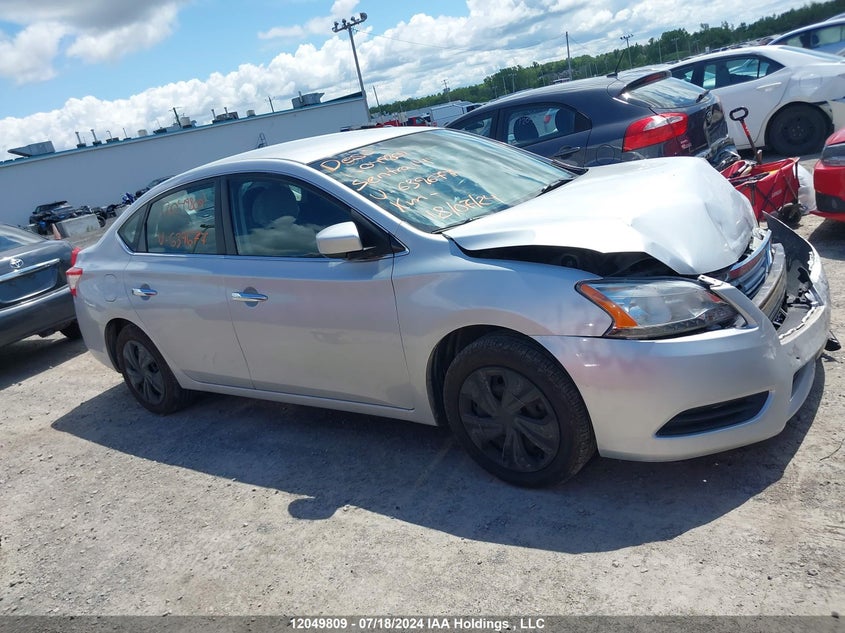 2014 Nissan Sentra S/Sv/Sr/Sl VIN: 3N1AB7AP8EL639677 Lot: 12049809