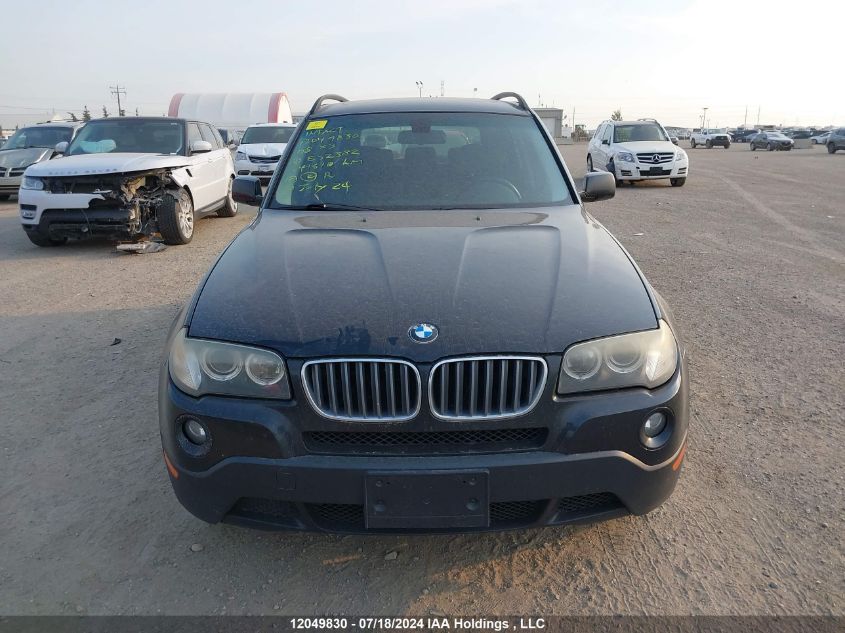 2008 BMW X3 VIN: WBXPC73428WE52382 Lot: 12049830