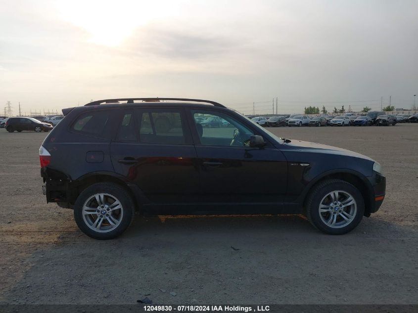 2008 BMW X3 VIN: WBXPC73428WE52382 Lot: 12049830