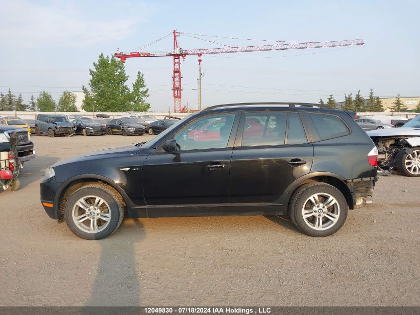 2008 BMW X3 VIN: WBXPC73428WE52382 Lot: 12049830