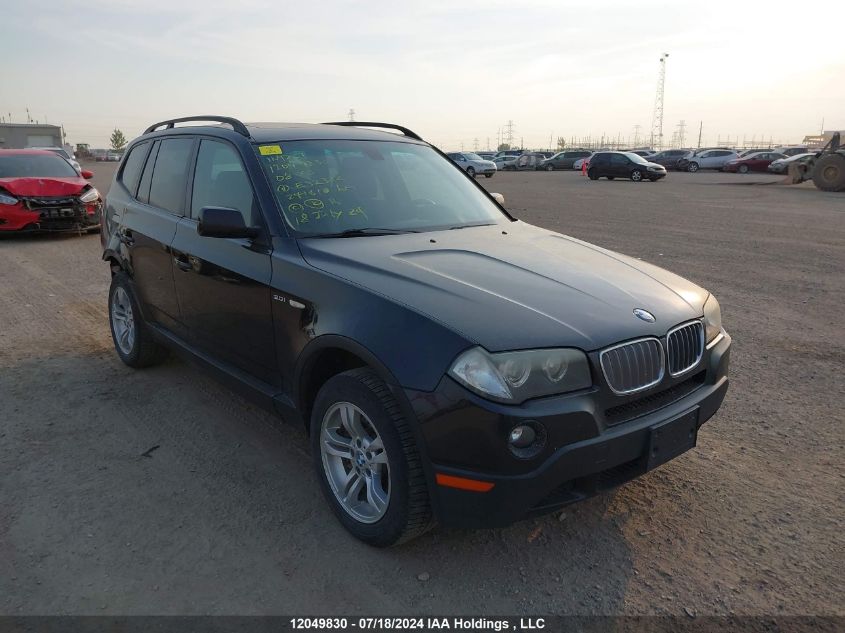 2008 BMW X3 VIN: WBXPC73428WE52382 Lot: 12049830