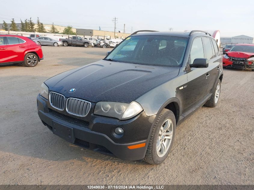 2008 BMW X3 VIN: WBXPC73428WE52382 Lot: 12049830