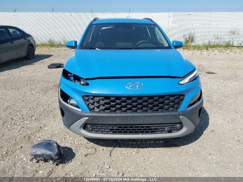 2022 Hyundai Kona Preferred Awd VIN: KM8K2CAB0NU780677 Lot: 12049851