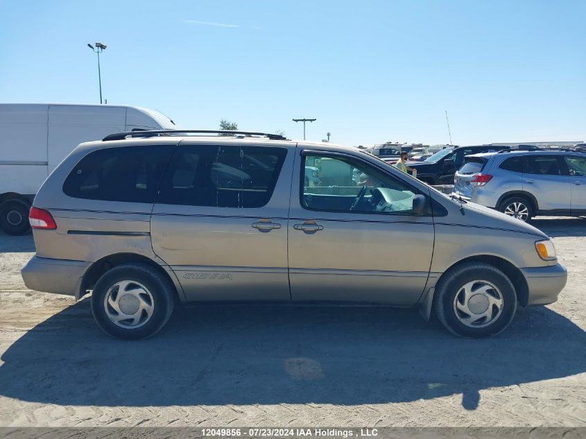 2002 Toyota Sienna Le VIN: 4T3ZF13C22U482079 Lot: 12049856