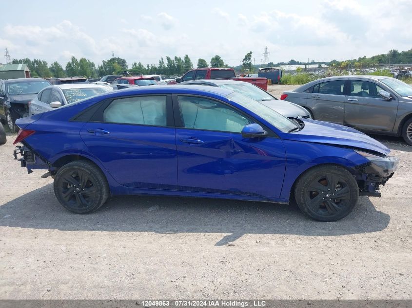 2023 Hyundai Elantra Sel VIN: KMHLM4AG1PU474347 Lot: 12049863