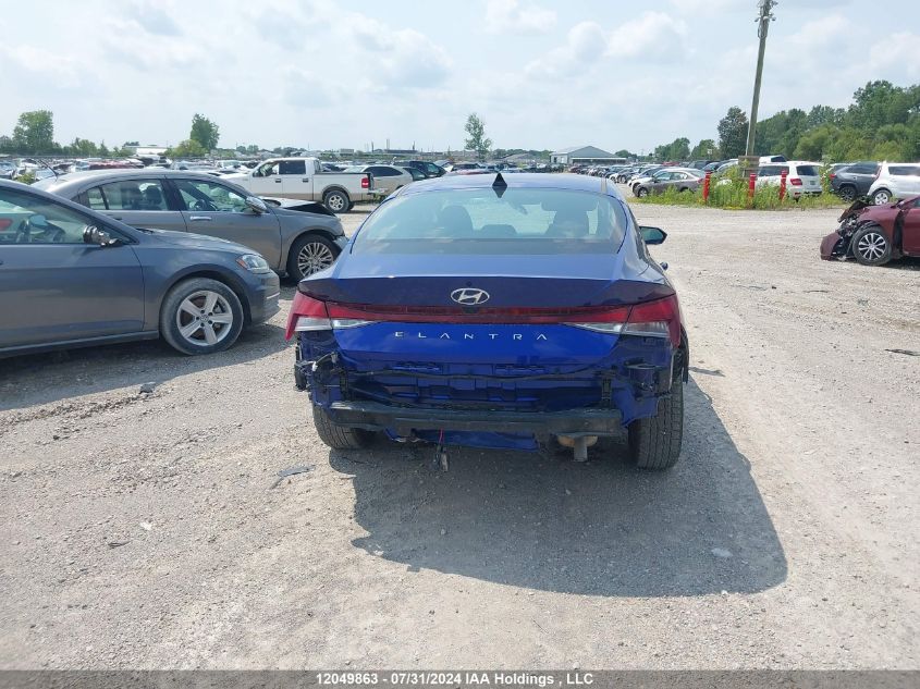 2023 Hyundai Elantra Sel VIN: KMHLM4AG1PU474347 Lot: 12049863