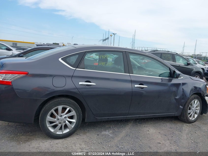 2015 Nissan Sentra VIN: 3N1AB7AP3FL648238 Lot: 12049872
