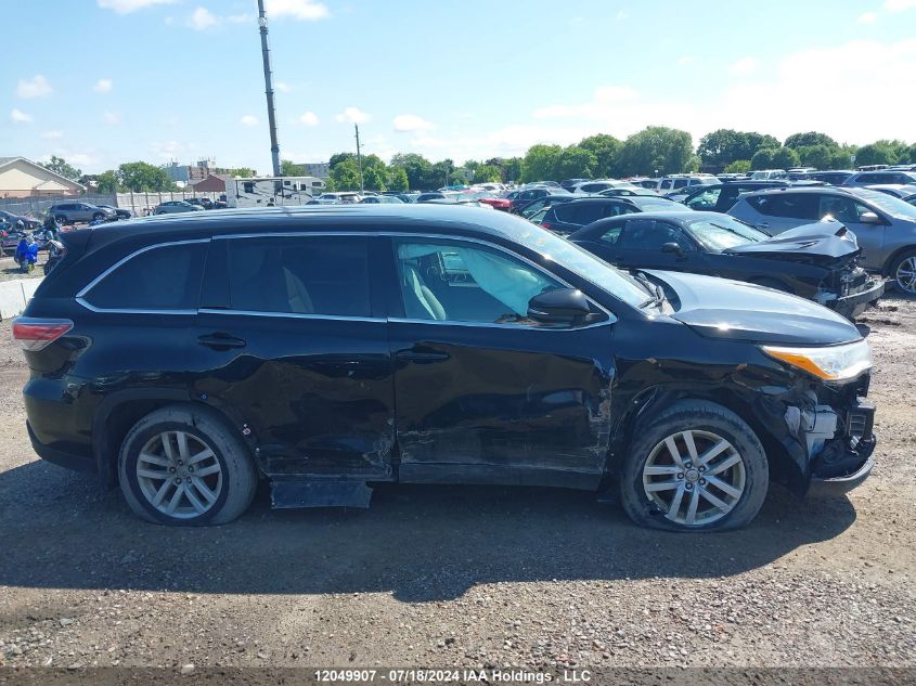 2014 Toyota Highlander Le VIN: 5TDBKRFHXES028882 Lot: 12049907