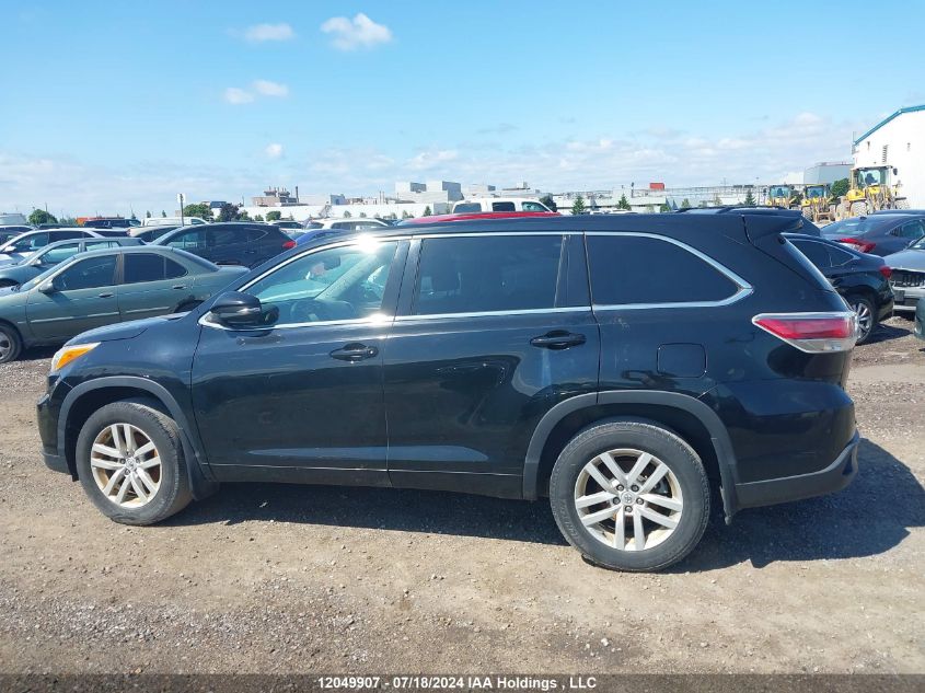 2014 Toyota Highlander Le VIN: 5TDBKRFHXES028882 Lot: 12049907