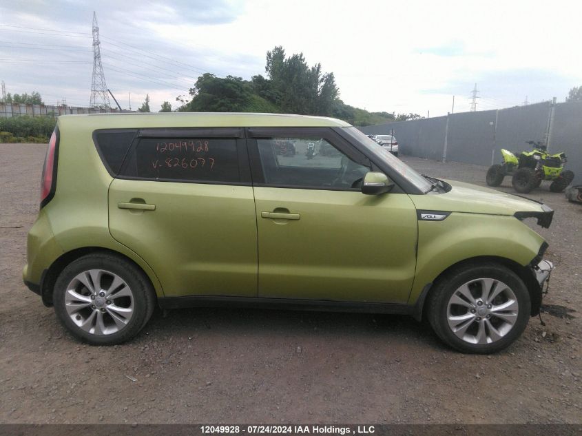 2016 Kia Soul VIN: KNDJP3A53G7826077 Lot: 12049928