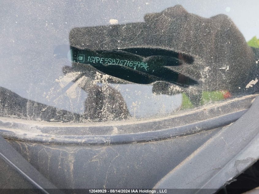 2016 Chevrolet Cruze Limited VIN: 1G1PE5SB7G7165954 Lot: 12049929