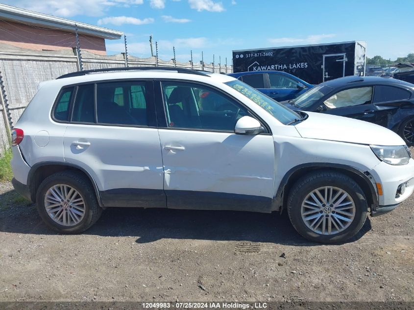 2016 Volkswagen Tiguan VIN: WVGJV7AX3GW580907 Lot: 12049983