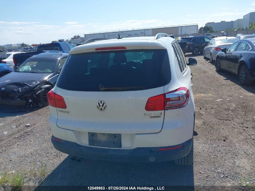 2016 Volkswagen Tiguan VIN: WVGJV7AX3GW580907 Lot: 12049983