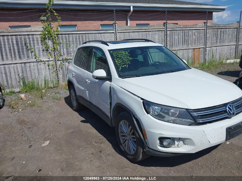 2016 Volkswagen Tiguan VIN: WVGJV7AX3GW580907 Lot: 12049983