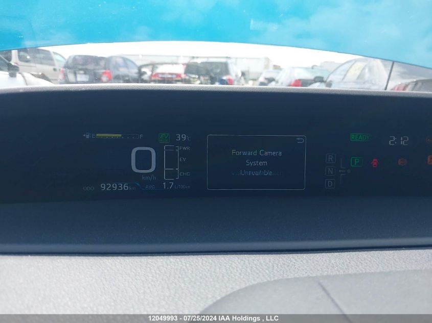 2018 Toyota Prius Prime Upgrade VIN: JTDKARFP2J3092050 Lot: 12049993