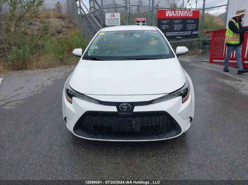 2020 Toyota Corolla L/Le/Xle VIN: 5YFBPRBEXLP011289 Lot: 12050001