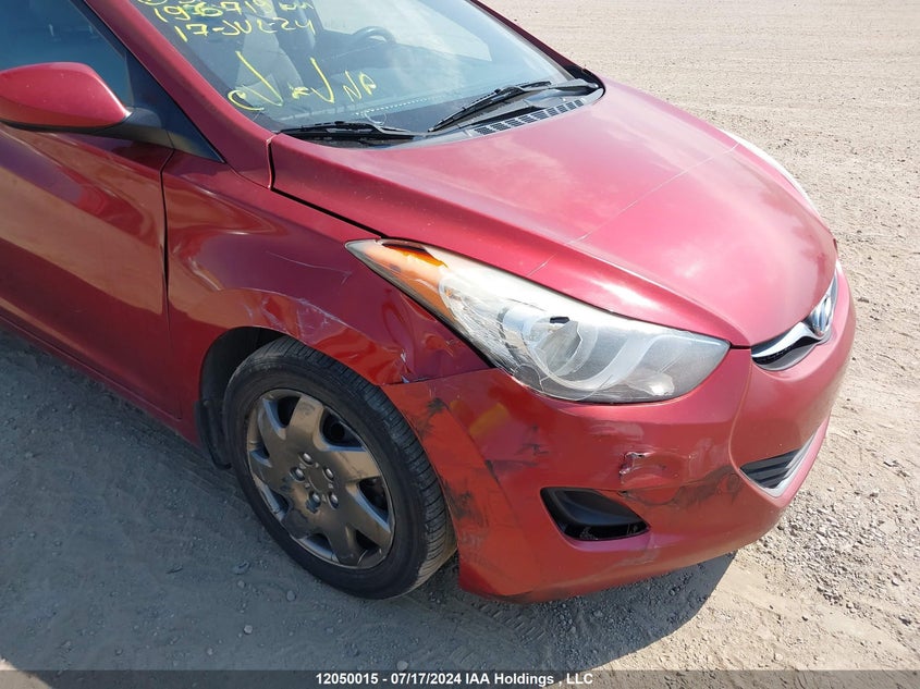 2013 Hyundai Elantra Gls/Limited VIN: 5NPDH4AE0DH343184 Lot: 12050015