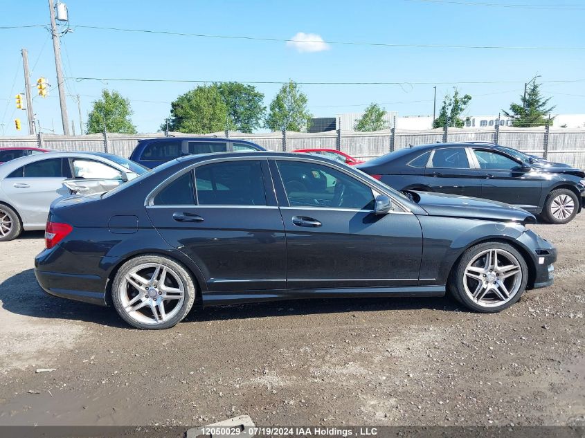 2013 Mercedes-Benz C-Class VIN: WDDGF8JB9DA761045 Lot: 12050029